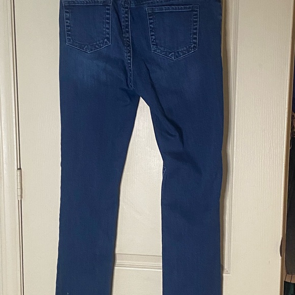 KUT from the Kloth Size 12 Dark Wash Straight Leg Jeans Mid Rise Stretch - Picture 6 of 10